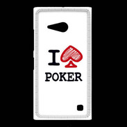 Coque Nokia Lumia 735 I love Poker Spade