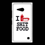 Coque Nokia Lumia 735 I love Shit Food
