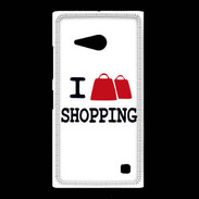 Coque Nokia Lumia 735 I love Shopping