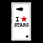 Coque Nokia Lumia 735 I love Stars