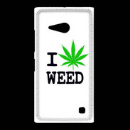 Coque Nokia Lumia 735 I love Weed