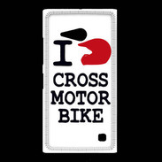 Coque Nokia Lumia 735 i love Cross Motor