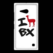 Coque Nokia Lumia 735 I love Lama