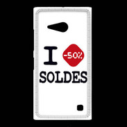 Coque Nokia Lumia 735 I love Soldes