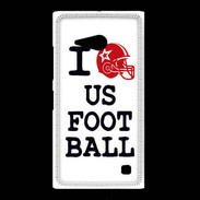 Coque Nokia Lumia 735 I love US Football