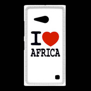 Coque Nokia Lumia 735 I love Africa