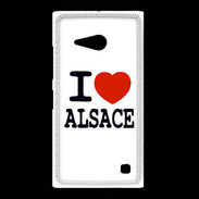 Coque Nokia Lumia 735 I love Alsace