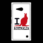 Coque Nokia Lumia 735 I love Australia 2