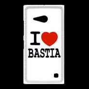 Coque Nokia Lumia 735 I love Bastia