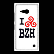 Coque Nokia Lumia 735 I love BZH 2