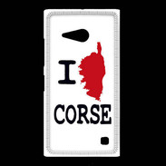 Coque Nokia Lumia 735 I love Corse 3