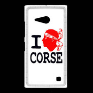 Coque Nokia Lumia 735 I love Corse 2