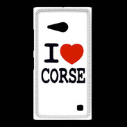 Coque Nokia Lumia 735 I love Corse