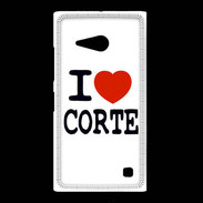 Coque Nokia Lumia 735 I love Corte