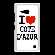 Coque Nokia Lumia 735 I love Cote d'Azur
