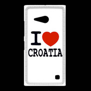 Coque Nokia Lumia 735 I love Croatia