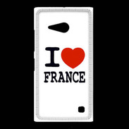 Coque Nokia Lumia 735 I love France