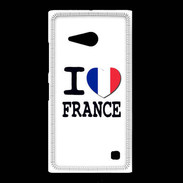 Coque Nokia Lumia 735 I love France 2