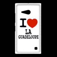 Coque Nokia Lumia 735 I love Guadeloupe