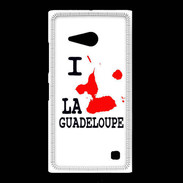 Coque Nokia Lumia 735 i love Guadeloupe 2