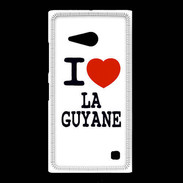 Coque Nokia Lumia 735 I love Guyane