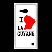 Coque Nokia Lumia 735 I love Guyane 2