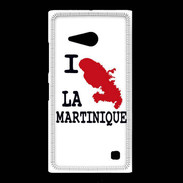 Coque Nokia Lumia 735 I love La Martinique 2