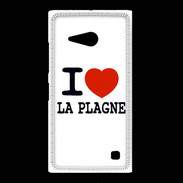Coque Nokia Lumia 735 I love La Plagne