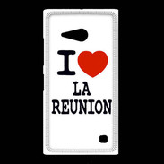 Coque Nokia Lumia 735 I love La Réunion