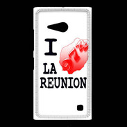 Coque Nokia Lumia 735 I love La Réunion 2