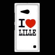 Coque Nokia Lumia 735 I love Lille