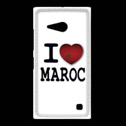 Coque Nokia Lumia 735 I love Maroc 2