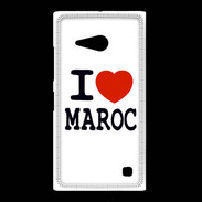 Coque Nokia Lumia 735 I love Maroc