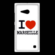 Coque Nokia Lumia 735 I love Marseille