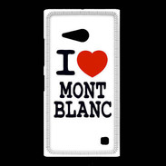 Coque Nokia Lumia 735 I love Mont Blanc