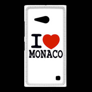 Coque Nokia Lumia 735 I love Monaco