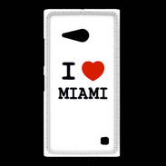 Coque Nokia Lumia 735 I love Miami