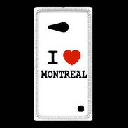 Coque Nokia Lumia 735 I love Montreal
