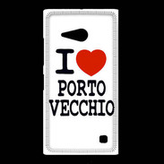 Coque Nokia Lumia 735 I love Porto Vecchio