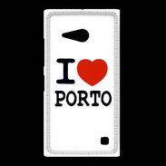 Coque Nokia Lumia 735 I love Porto