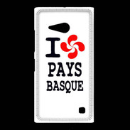 Coque Nokia Lumia 735 I love Pays Basque 2
