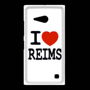 Coque Nokia Lumia 735 I love Reims