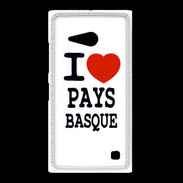 Coque Nokia Lumia 735 I love Pays Basque