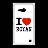 Coque Nokia Lumia 735 I love Royan