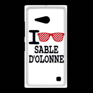 Coque Nokia Lumia 735 I love Sable d'Olonne 2