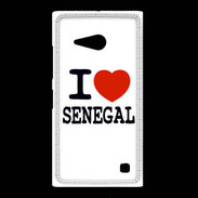 Coque Nokia Lumia 735 I love Sénégal