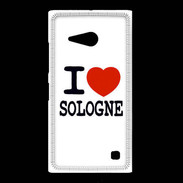 Coque Nokia Lumia 735 I love Sologne