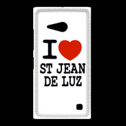 Coque Nokia Lumia 735 I love Saint Jean de Luz