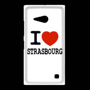 Coque Nokia Lumia 735 I love Strasbourg