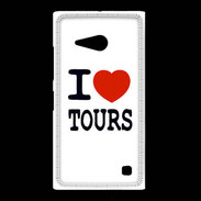 Coque Nokia Lumia 735 I love Tours